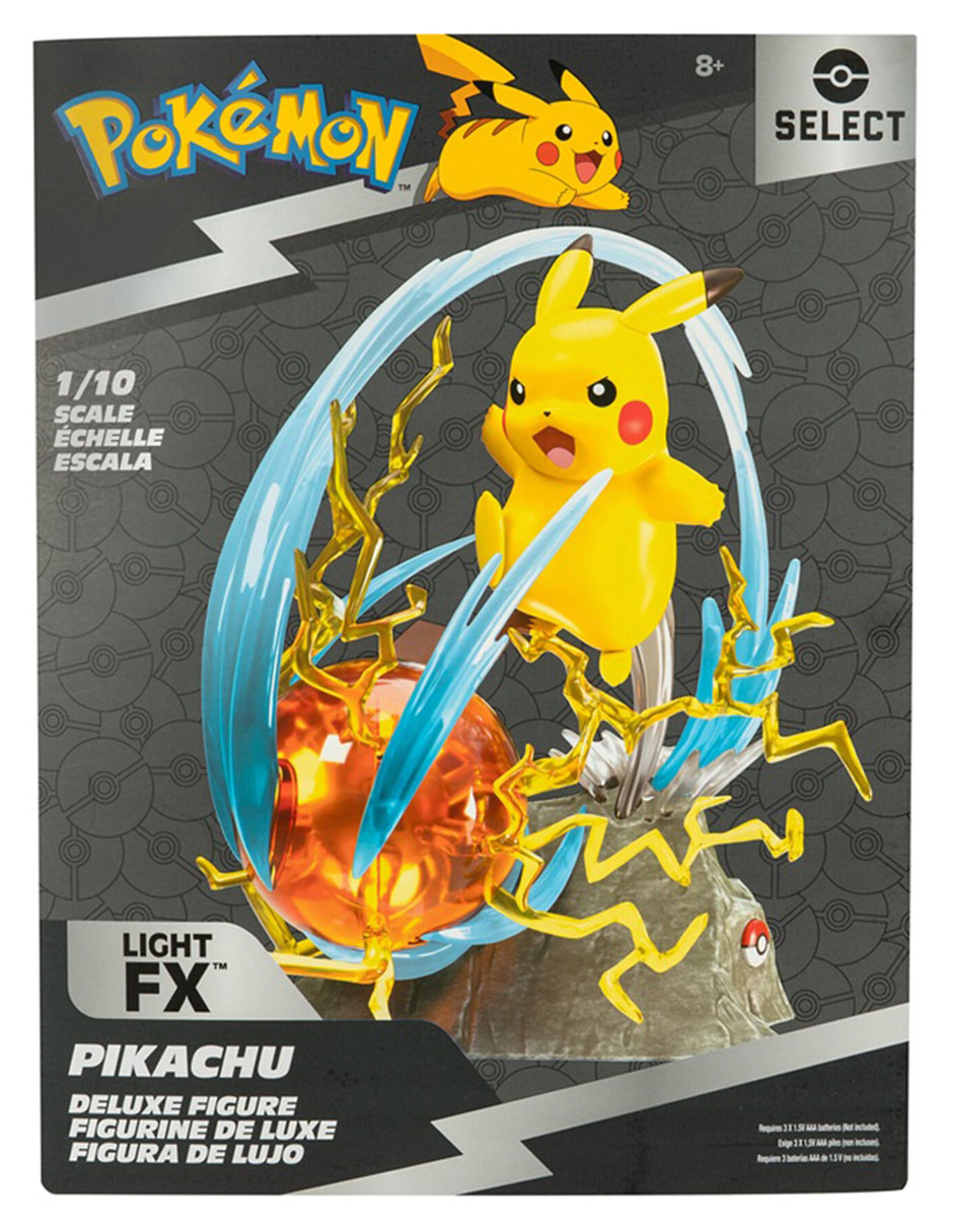 Figura de acción Pokémon Pikachu select con luz 2