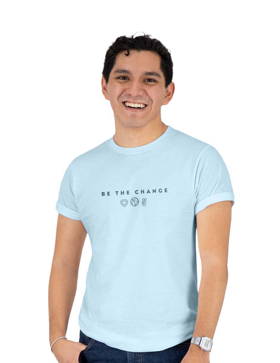 Playera cuello redondo para hombre