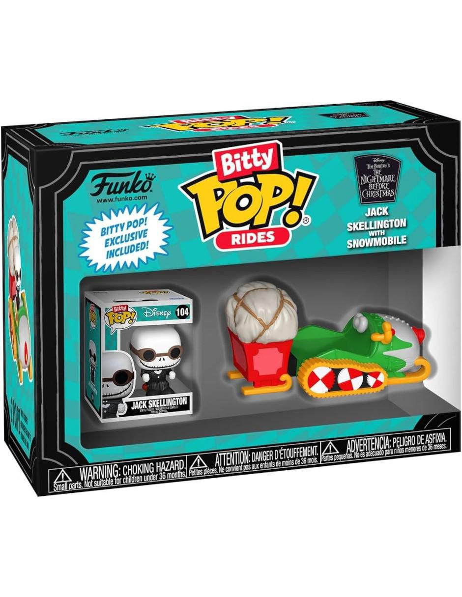 Set figuras acción The Nightmare Before Christmas Jack Skellington With Snowmobile estándar 2
