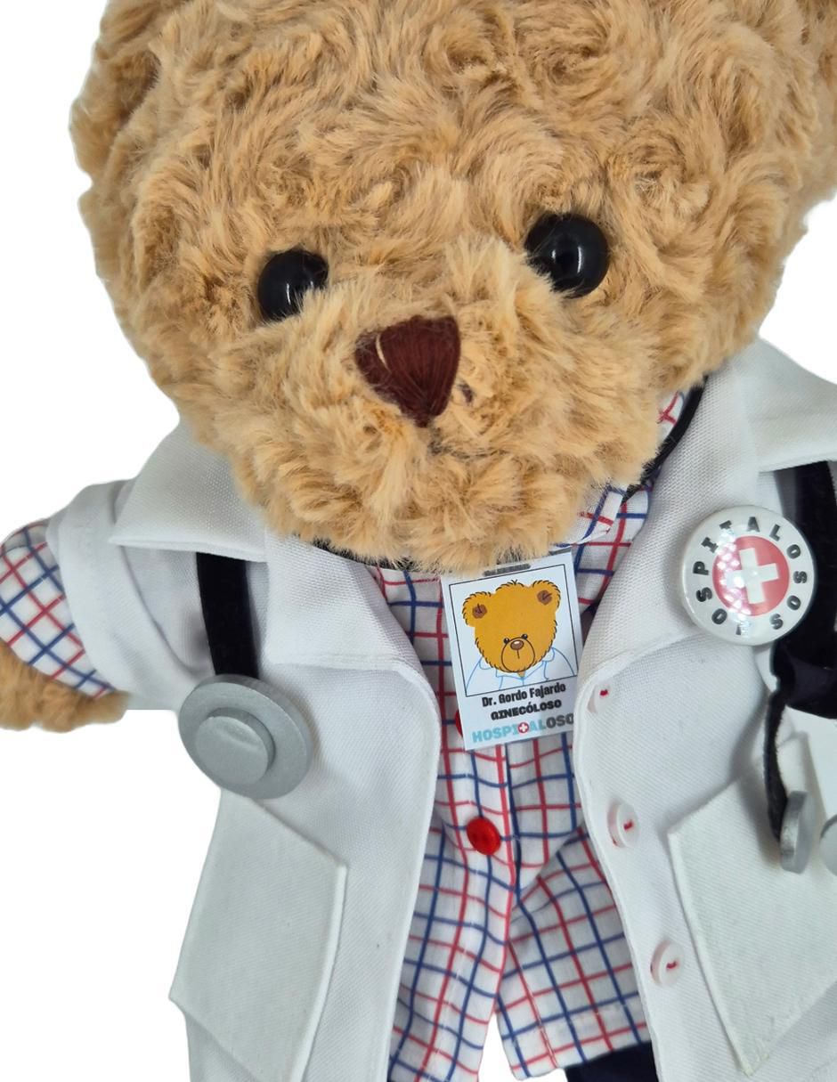 Peluche de oso HospitalOsos hecho a mano de 34 cm 2