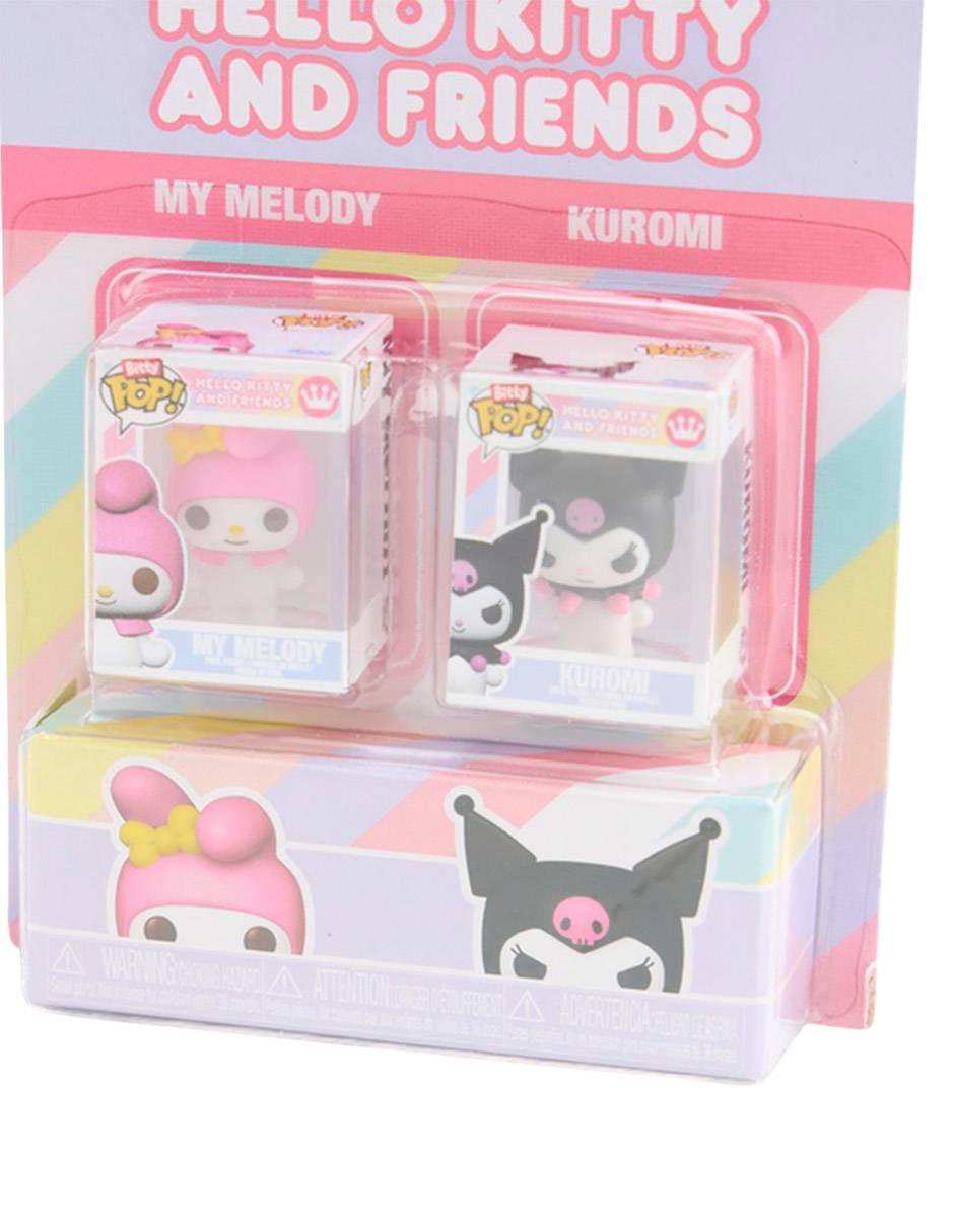 Set Funko Bitty POP! Hellou Kitty My Melody y Kuromi 3