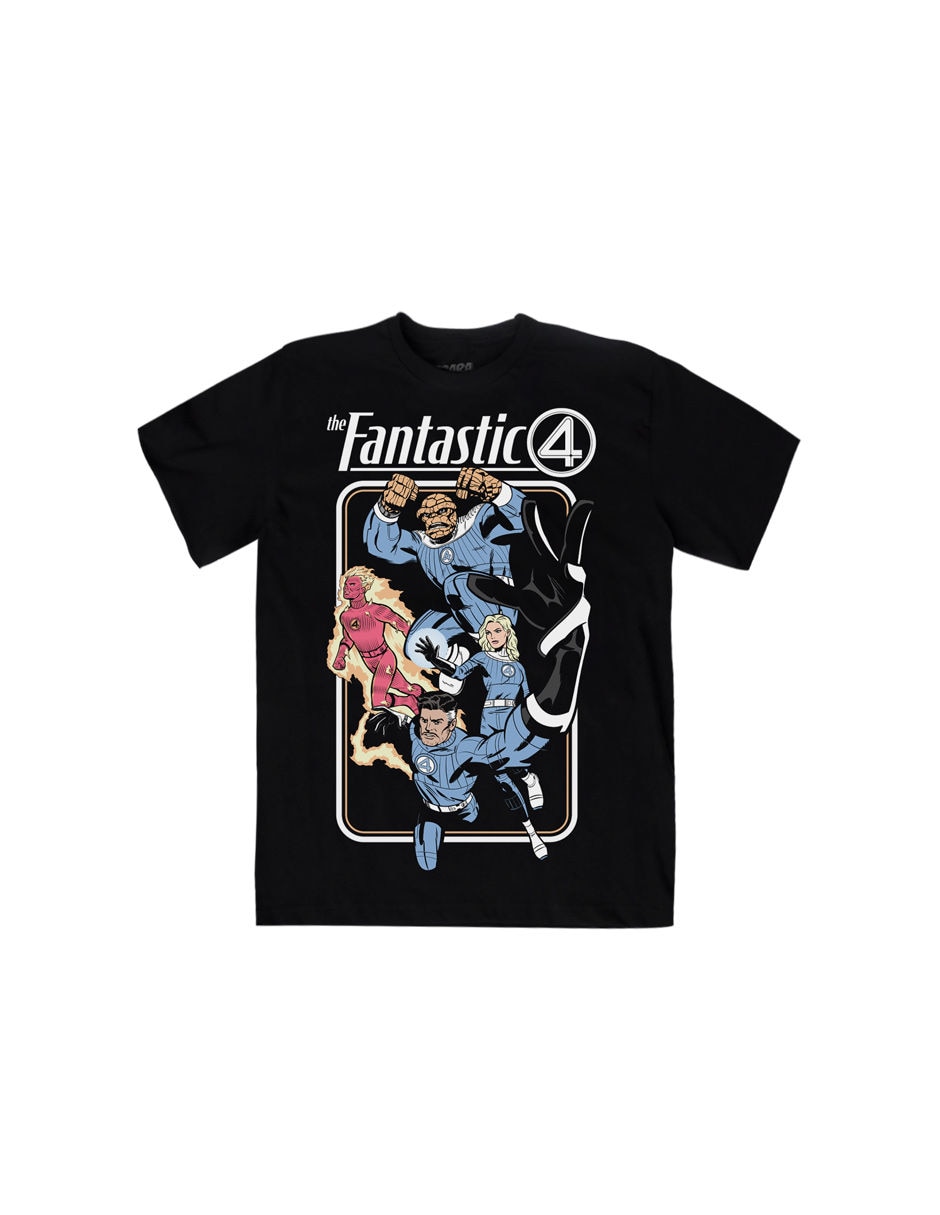 Playera Los 4 Fantásticos cuello redondo para hombre