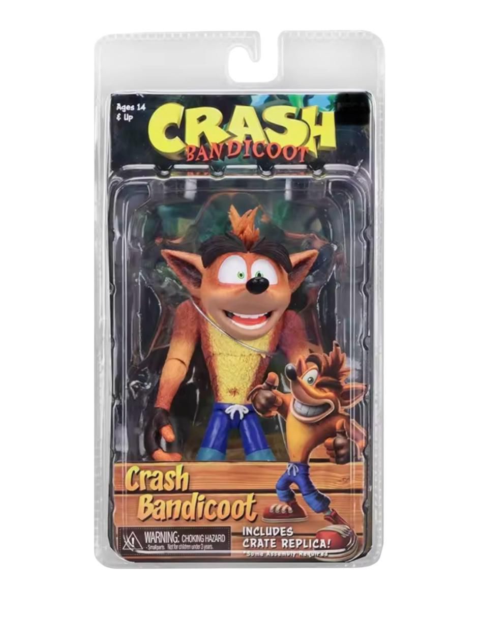 Figura de colección articulada Crash Bandicoot deluxe