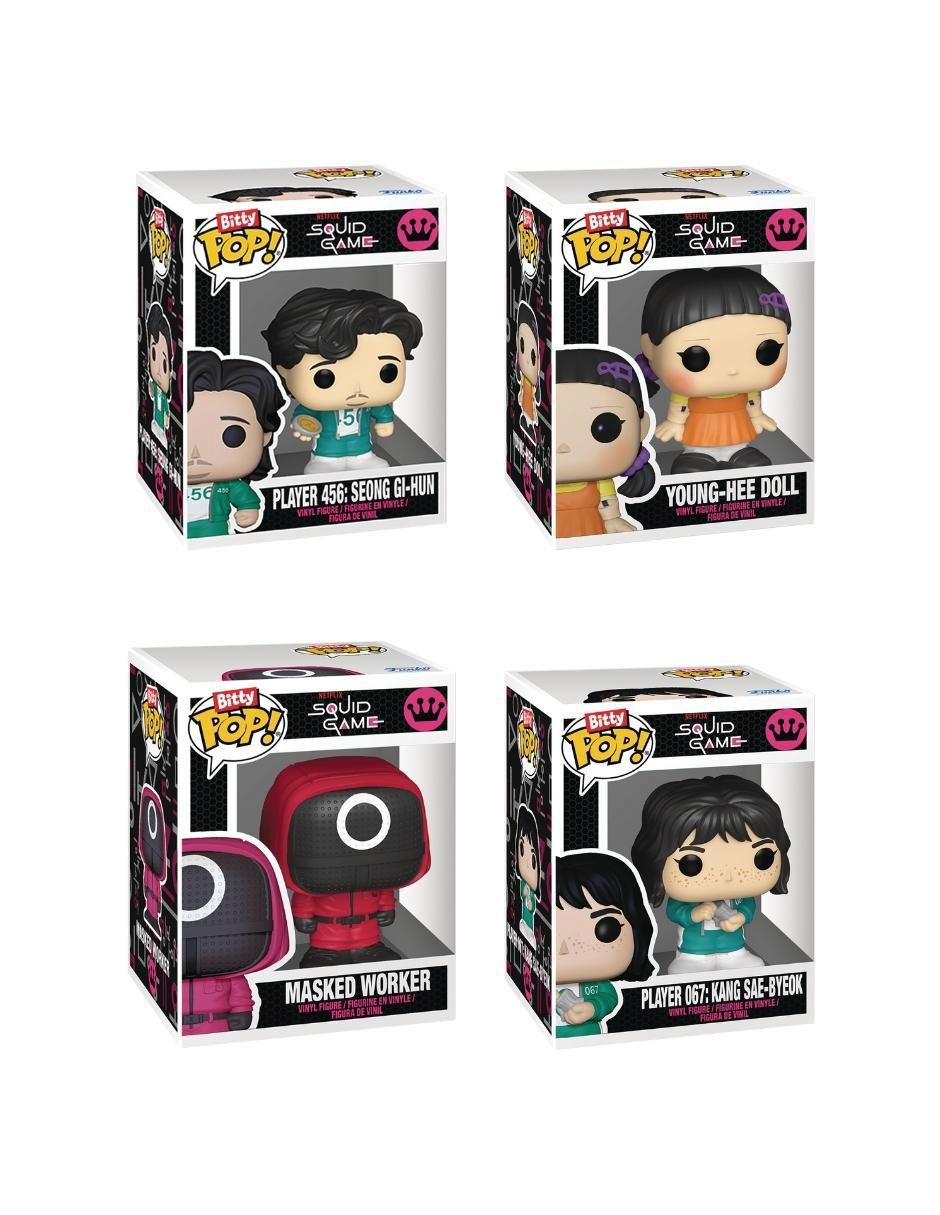Set figuras acción ! El juego del calamar 3