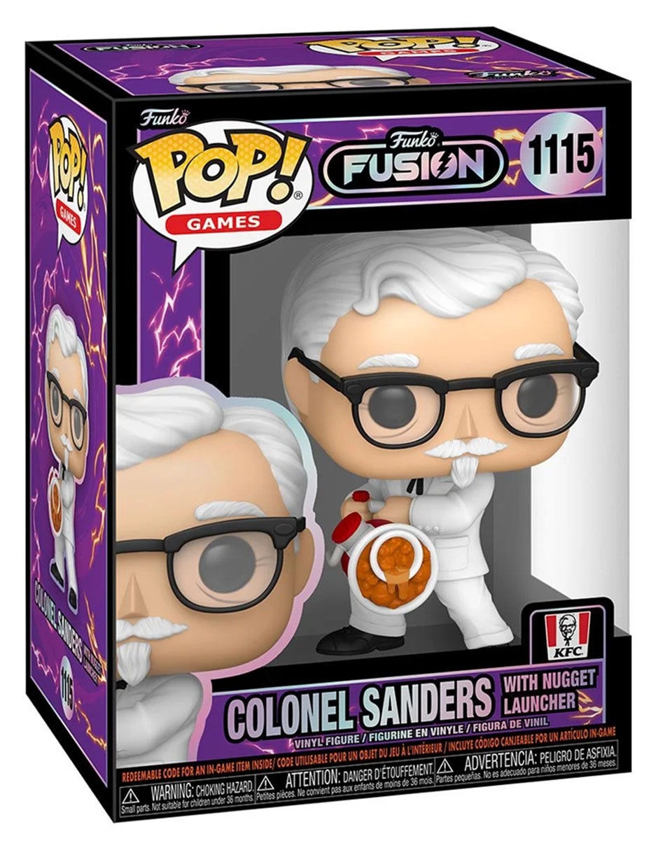 Funko Fusión KFC Coronel Sanders with Nugget Launcher 3