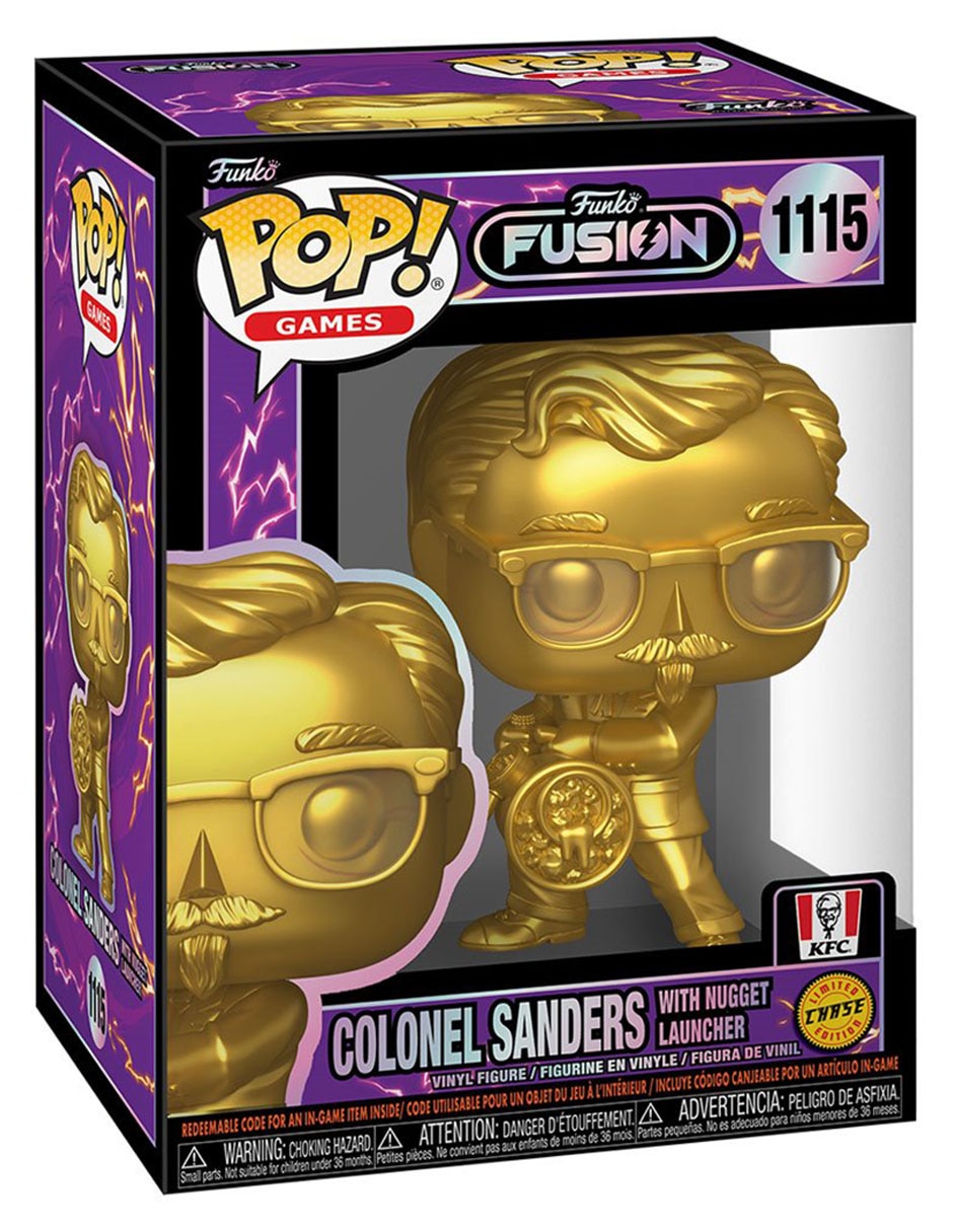 Funko Fusión KFC Coronel Sanders with Nugget Launcher 5