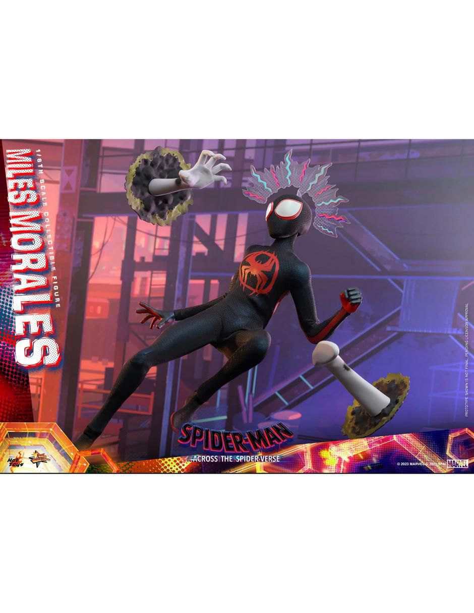 Figura coleccionable articulada Spider-Man Across The Spiderverse Miles Morales collectors 11
