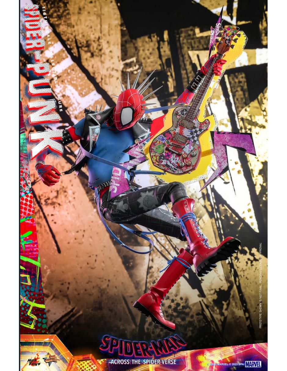 Figura coleccionable articulada Spider-Man Across the Spiderverse Spider-Punk collectors 11