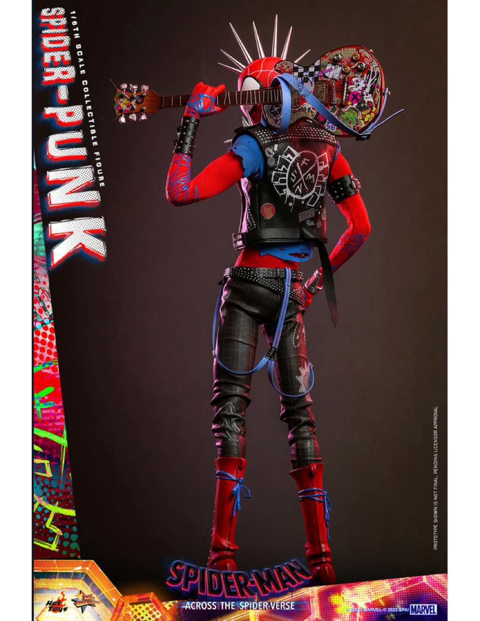Figura coleccionable articulada Spider-Man Across the Spiderverse Spider-Punk collectors 13