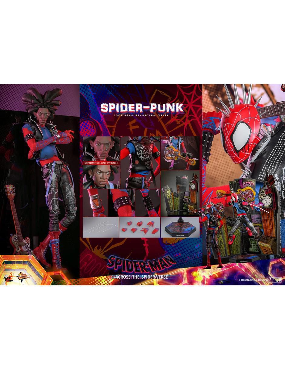 Figura coleccionable articulada Spider-Man Across the Spiderverse Spider-Punk collectors 2
