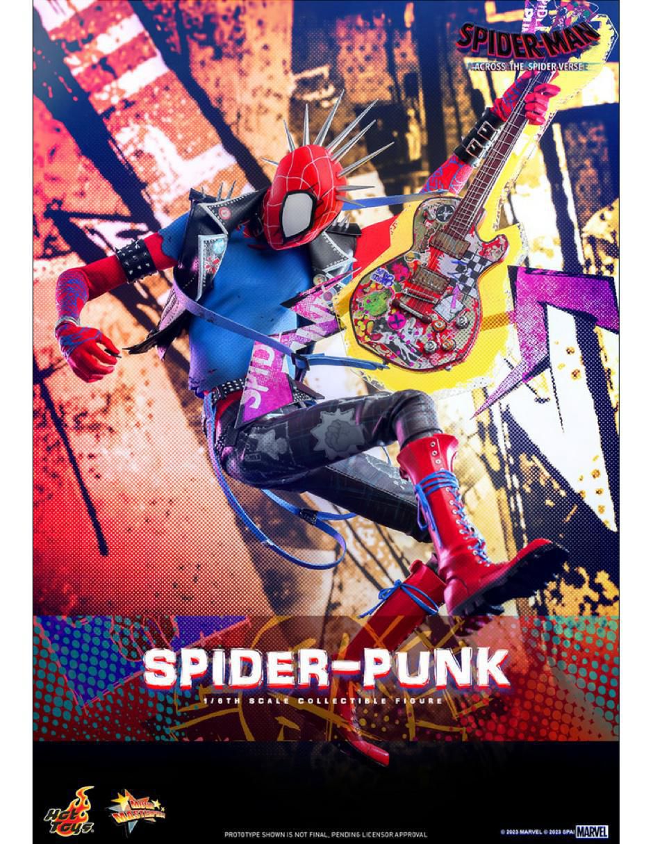 Figura coleccionable articulada Spider-Man Across the Spiderverse Spider-Punk collectors 4