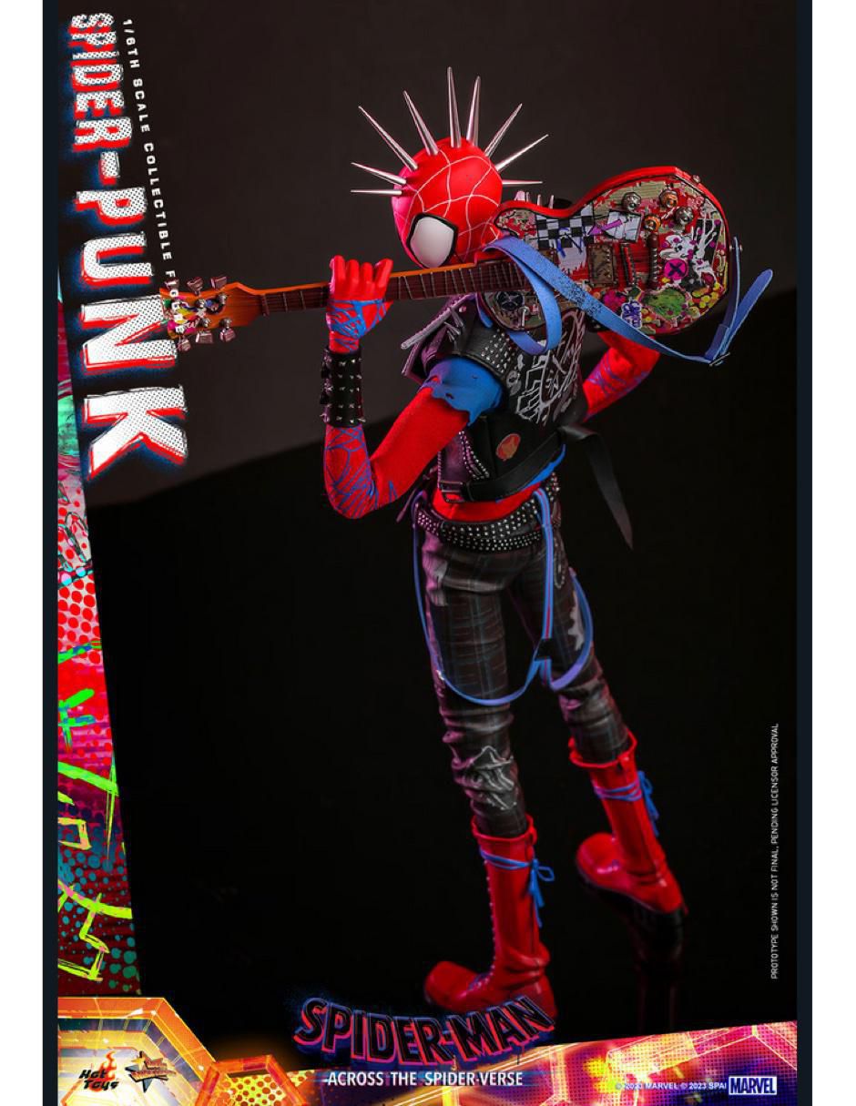 Figura coleccionable articulada Spider-Man Across the Spiderverse Spider-Punk collectors 5