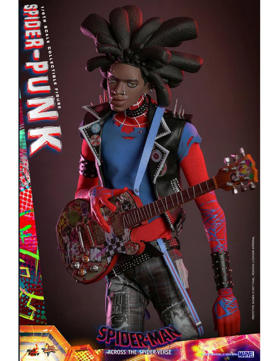 Figura coleccionable articulada Spider-Man Across the Spiderverse Spider-Punk collectors 6