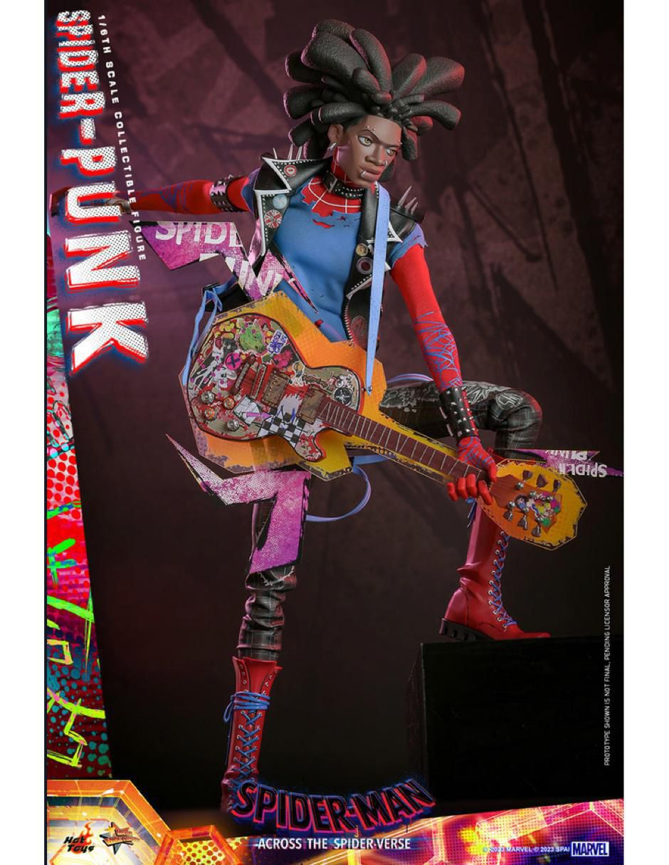 Figura coleccionable articulada Spider-Man Across the Spiderverse Spider-Punk collectors 9