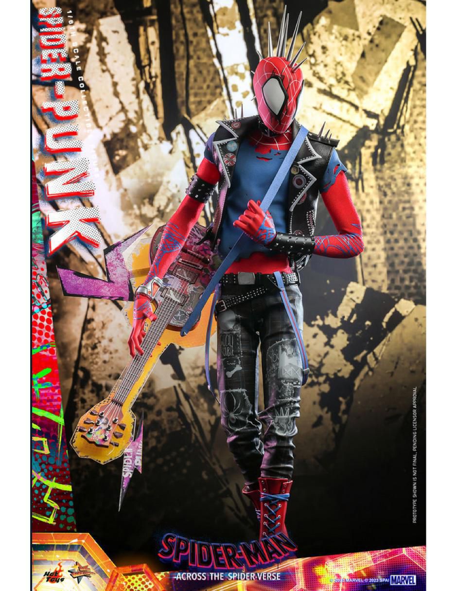 Figura coleccionable articulada Spider-Man Across the Spiderverse Spider-Punk collectors 10
