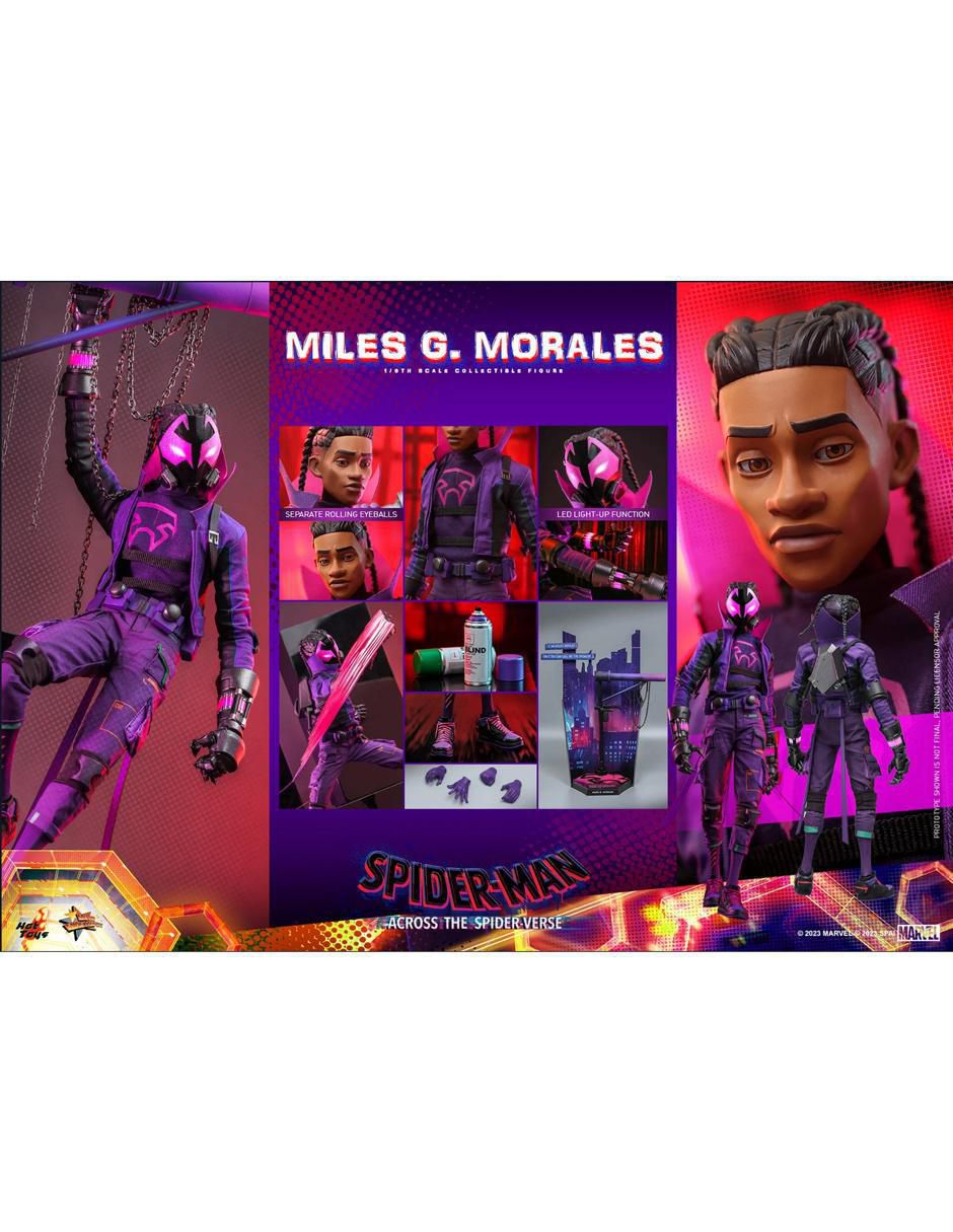 Figura coleccionable articulada Spider-Man Across the Spiderverse Miles G Morales 2