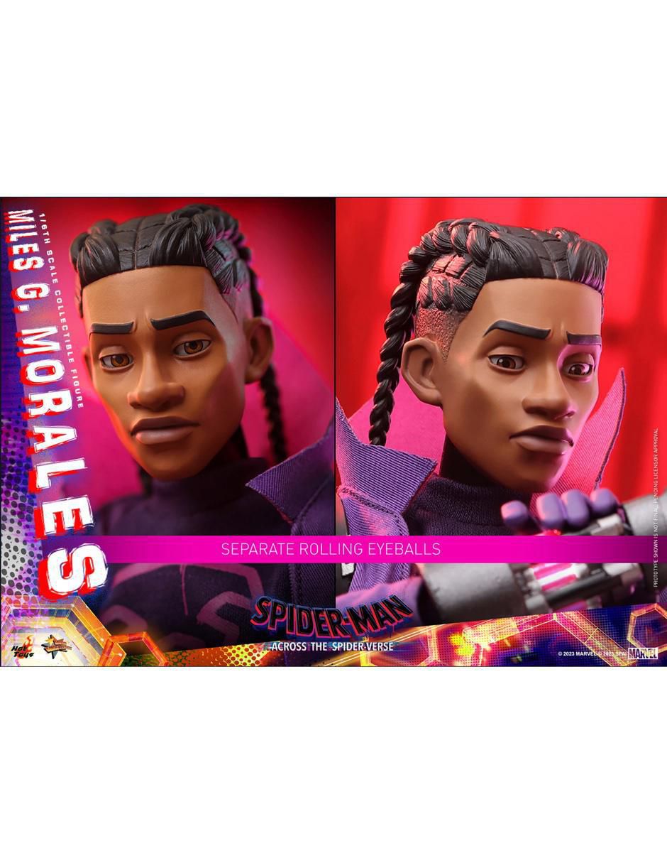 Figura coleccionable articulada Spider-Man Across the Spiderverse Miles G Morales 4