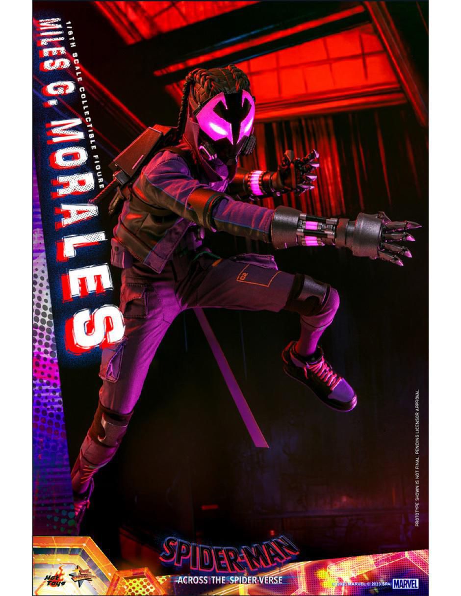 Figura coleccionable articulada Spider-Man Across the Spiderverse Miles G Morales 9