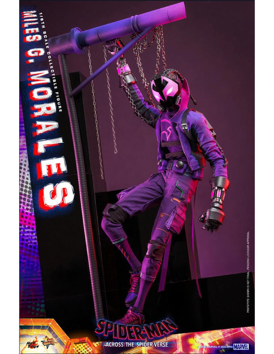 Figura coleccionable articulada Spider-Man Across the Spiderverse Miles G Morales 10