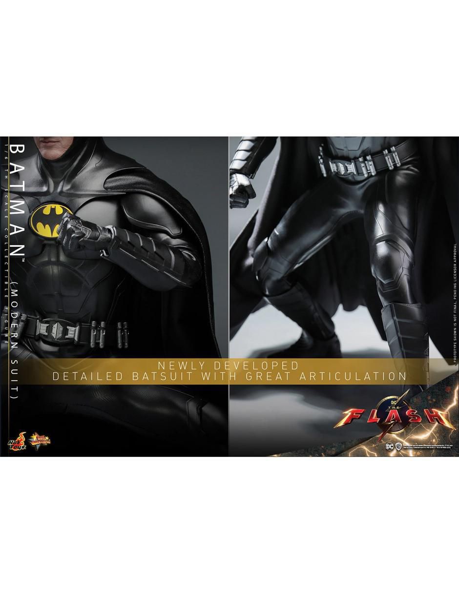 Figura coleccionable articulada The flash batman collectors con luz 3