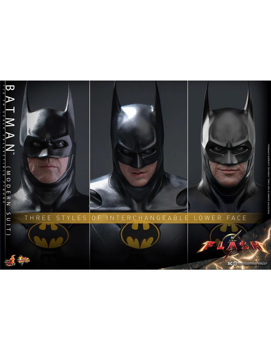 Figura coleccionable articulada The flash batman collectors con luz 4