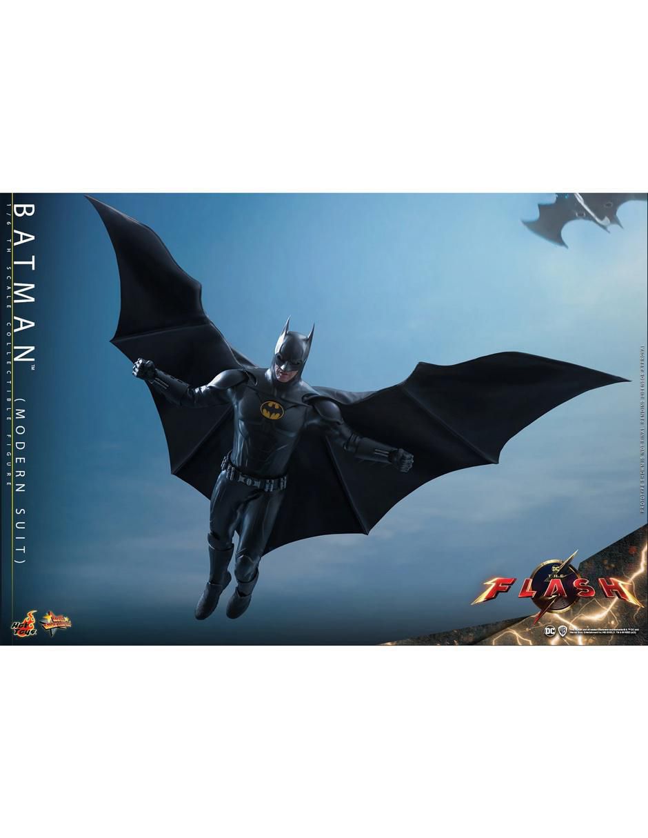 Figura coleccionable articulada The flash batman collectors con luz 5