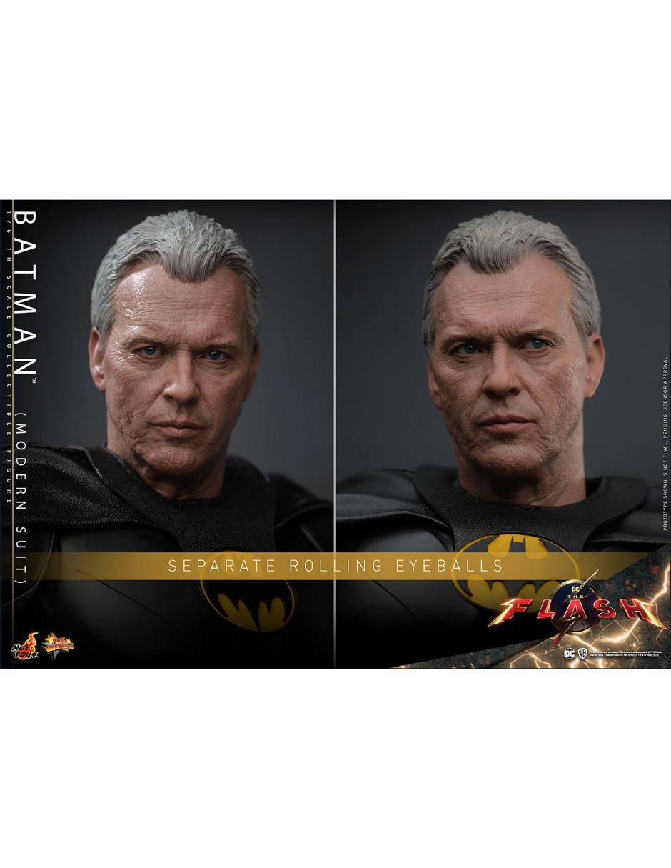 Figura coleccionable articulada The flash batman collectors con luz 6