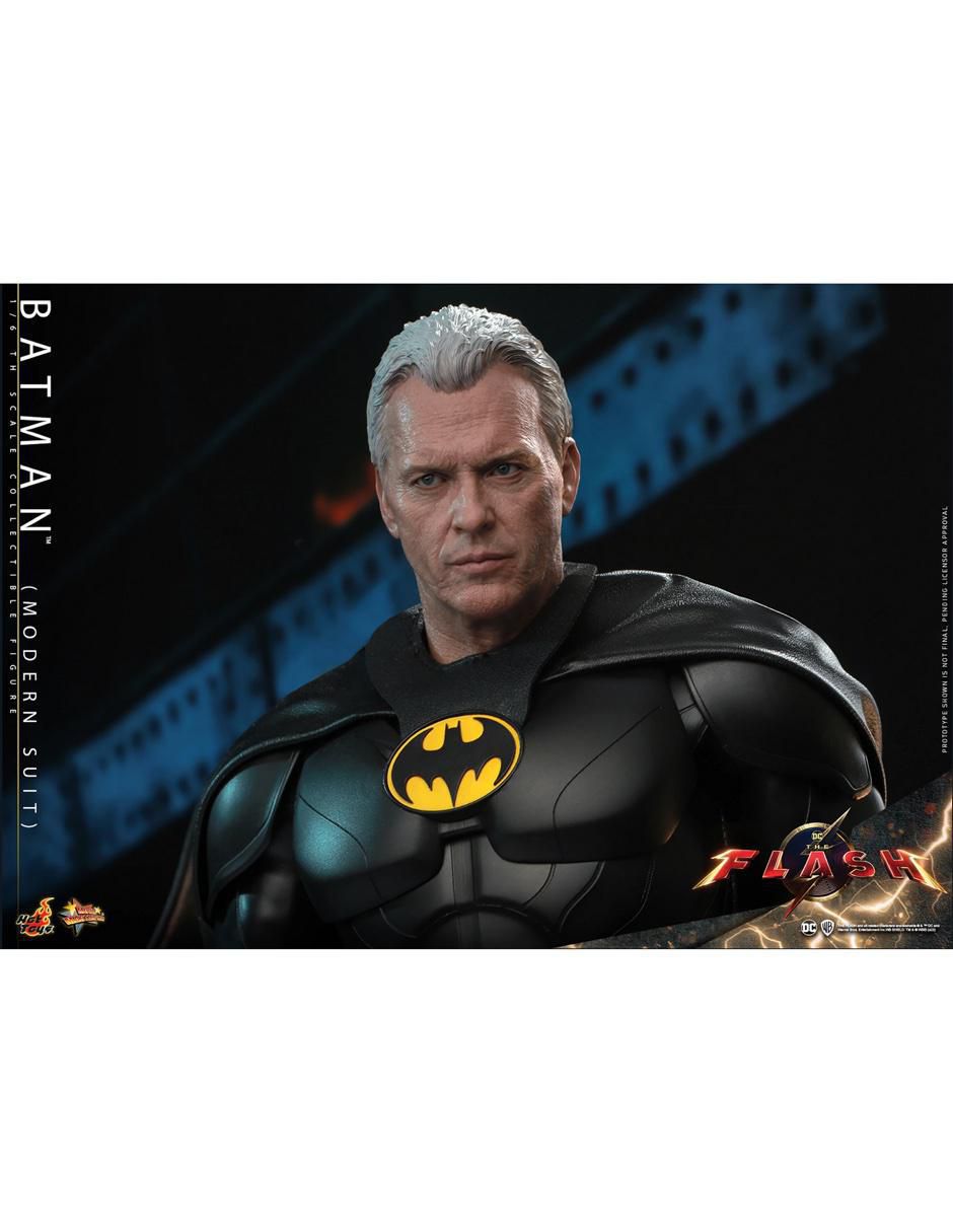 Figura coleccionable articulada The flash batman collectors con luz 7