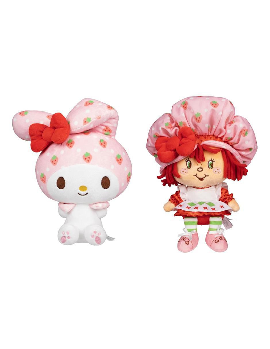 Set de peluches de Hello Kitty muñeca Strawberry Shortcake Melody de 20 cm Set de peluches de Hello Kitty muñeca Strawberry Shortcake Melody de 20 cm