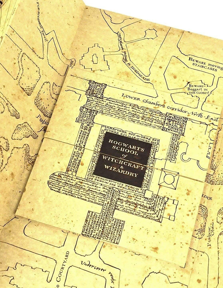 Mapa de Marauder's Map Harry Potter 2