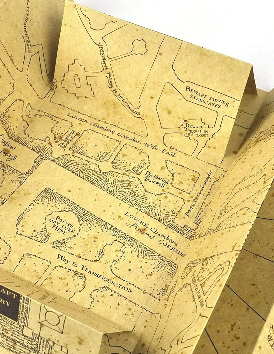 Mapa de Marauder's Map Harry Potter 3