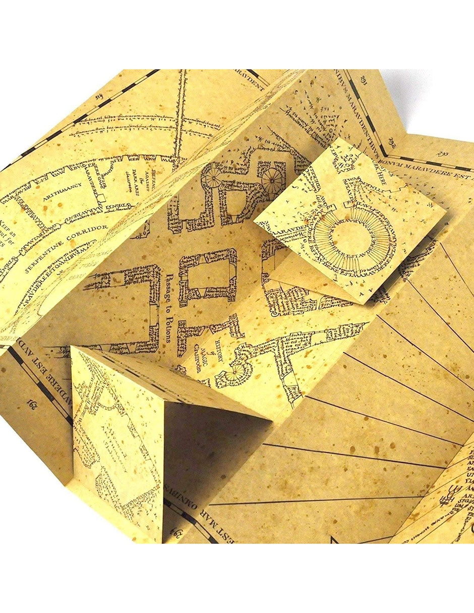 Mapa de Marauder's Map Harry Potter 4