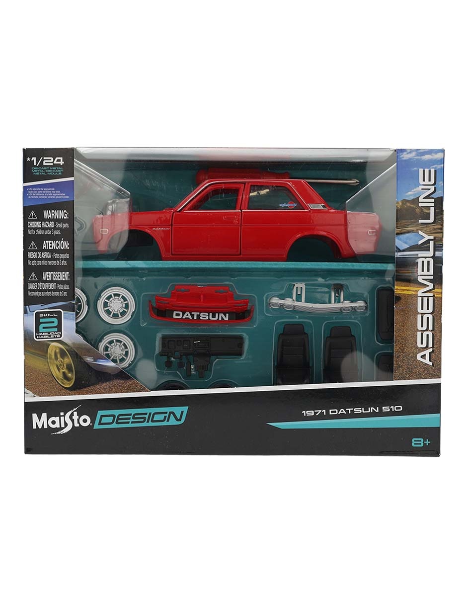 Vehículo 1:24 1971 Datsun 510 5