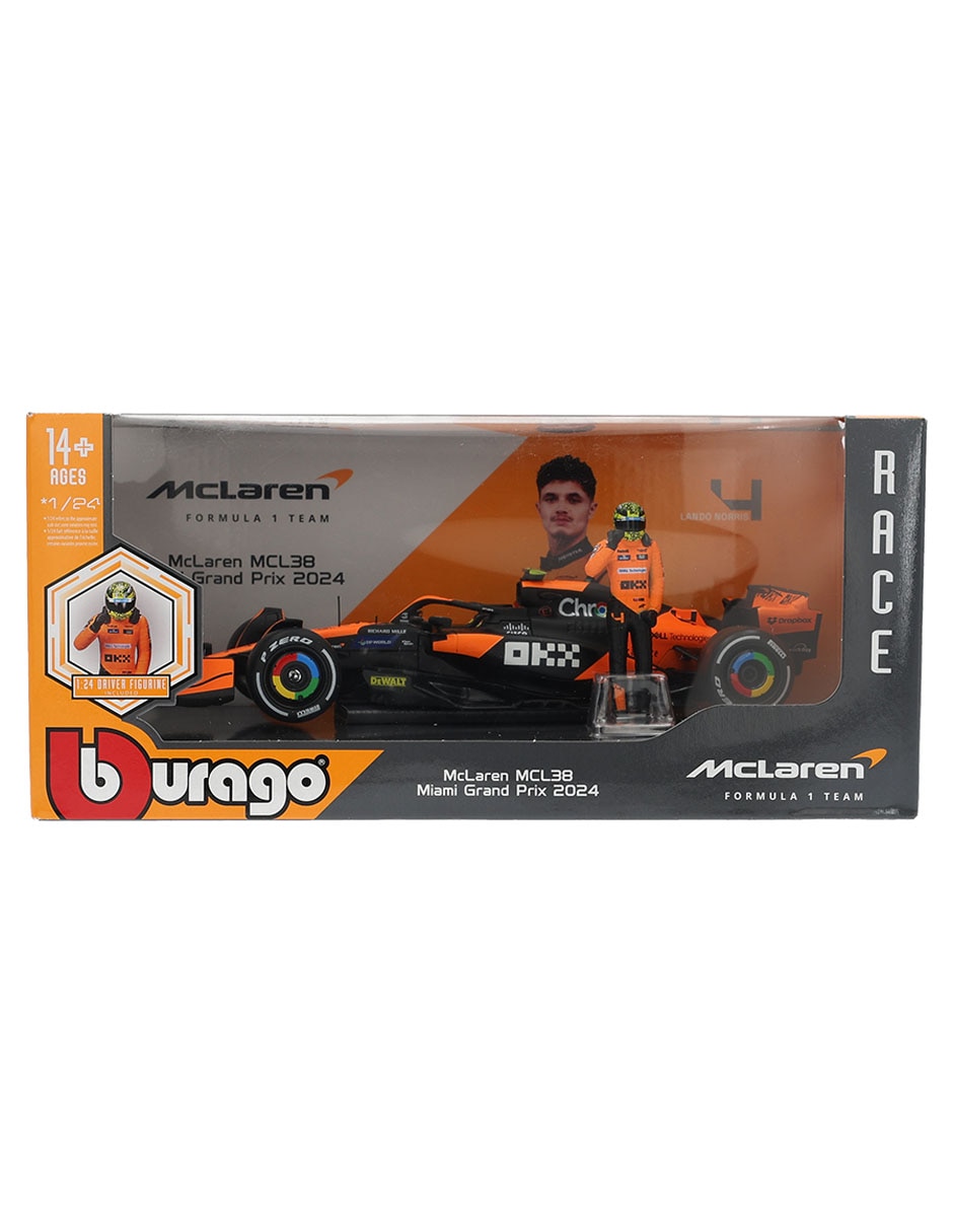 Vehículo Fórmula 1 Team McLaren MCL38 8