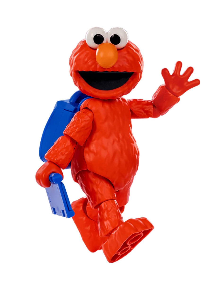 Figura de colección articulada Plaza Sésamo Elmo Blokees