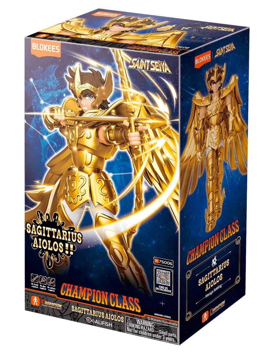 Figura de colección articulada Los Caballeros del Zodiaco Aioros de Sagitario 2