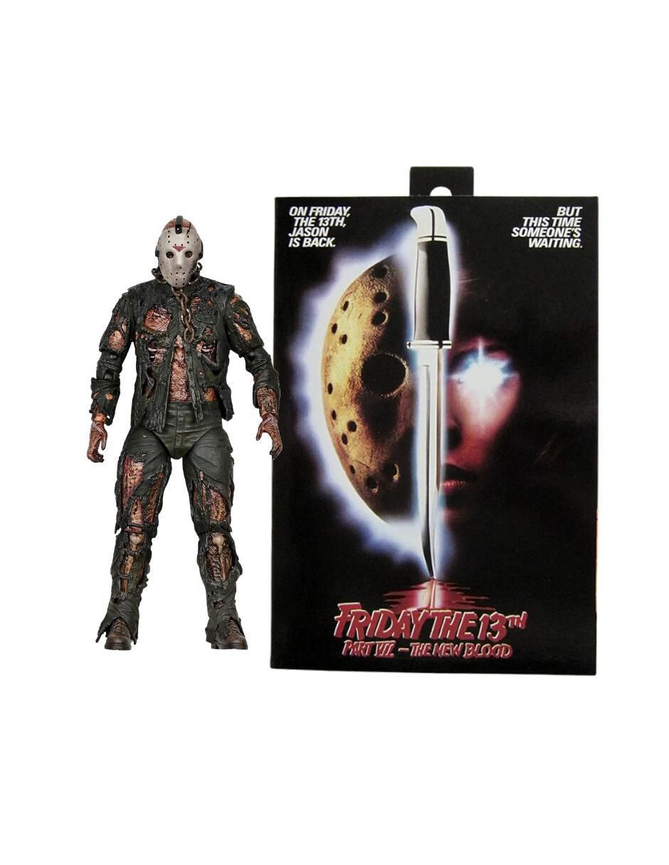 Figura de colección articulada Friday The 13Th Jason Voorhees especial con movimiento 4