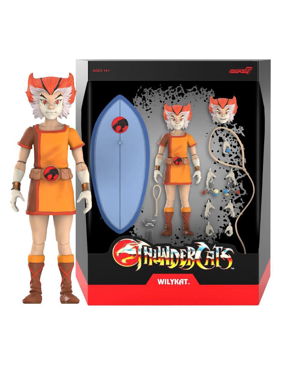 Figura de acción articulada Thundercats Wilykat And Wilykit ultimate con movimiento 2