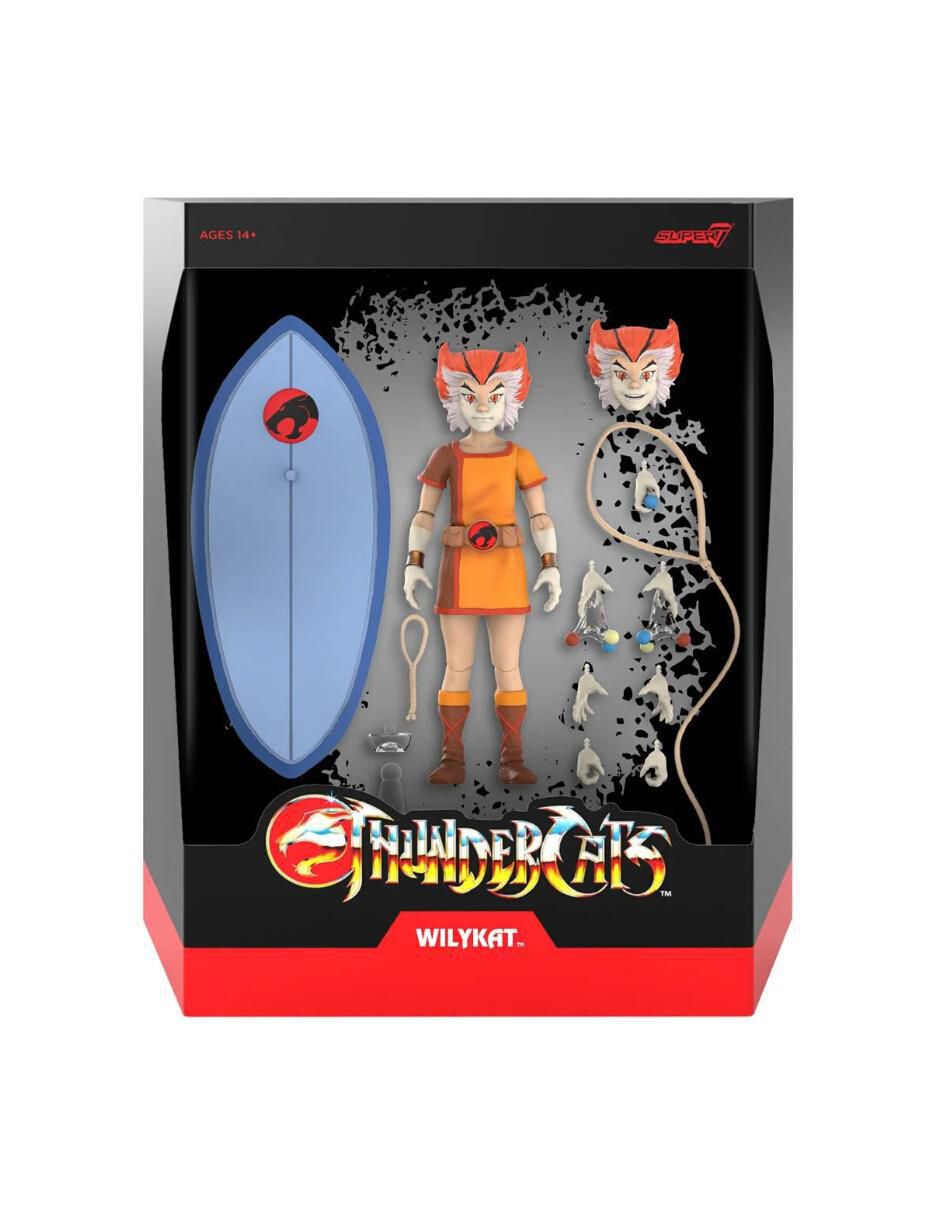 Figura de acción articulada Thundercats Wilykat And Wilykit ultimate con movimiento 3