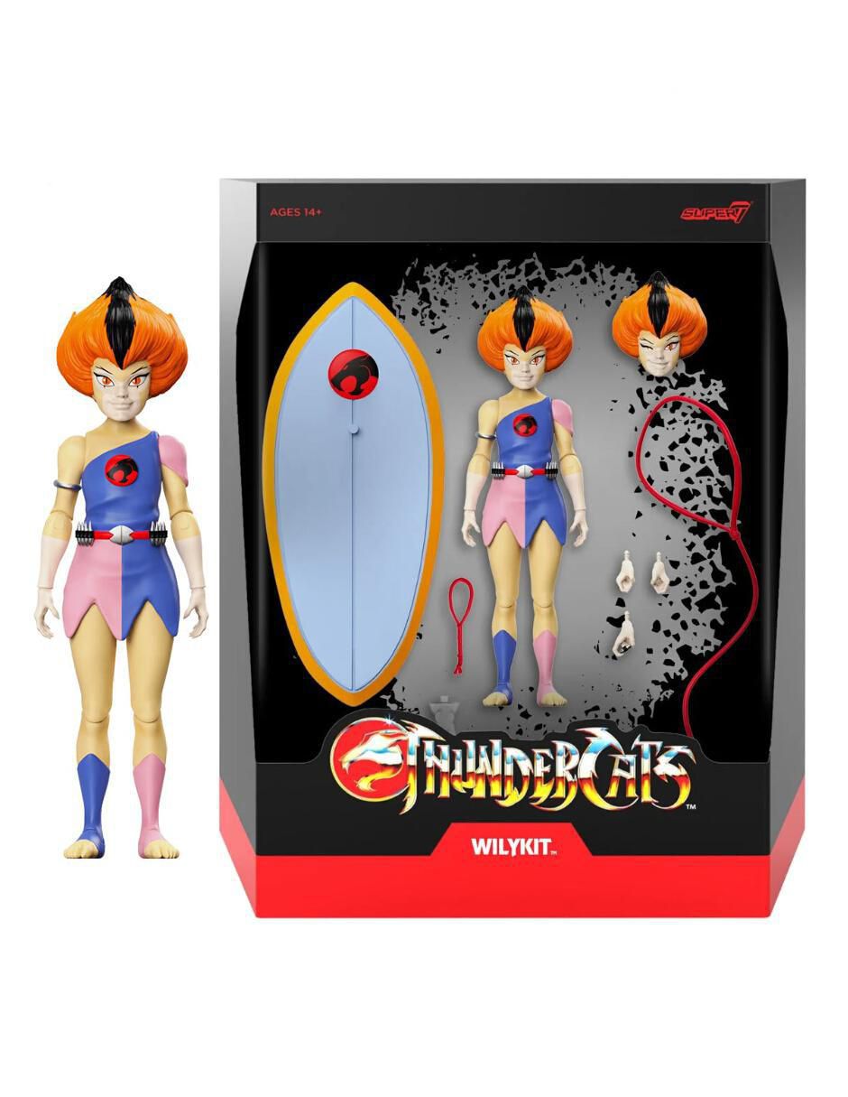Figura de acción articulada Thundercats Wilykat And Wilykit ultimate con movimiento 2