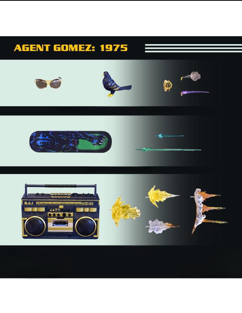 Figura de colección articulada Agente Gomez collectors 11