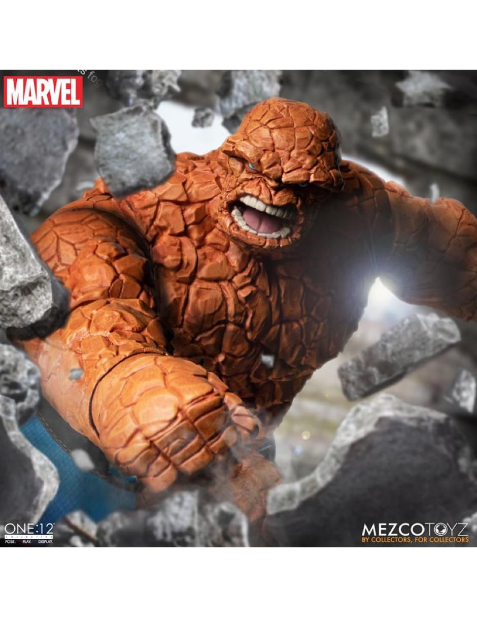 Set figuras acción articulada Marvel Studios Los 4 Fantásticos collectors 4