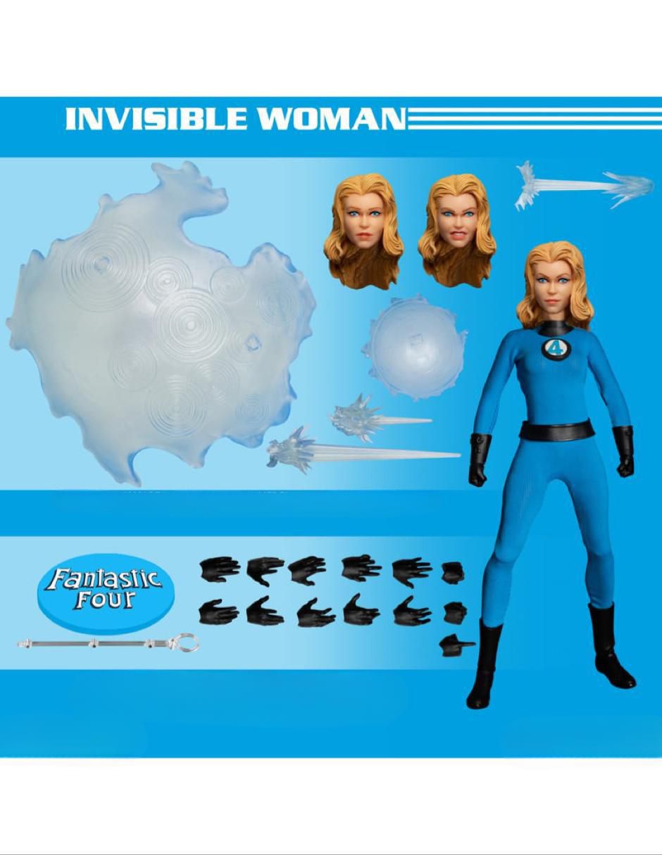 Set figuras acción articulada Marvel Studios Los 4 Fantásticos collectors 8