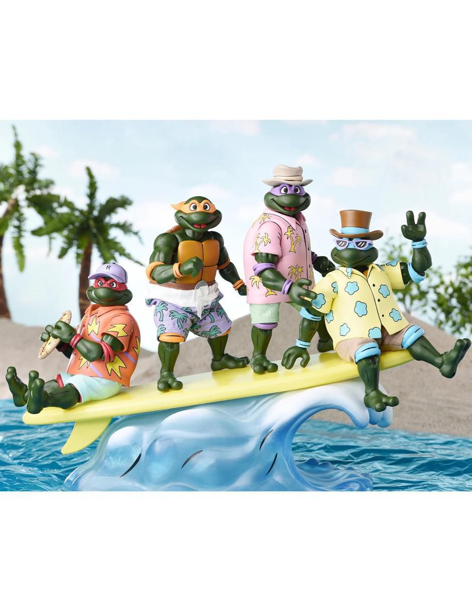 Set figuras acción articulada Tortugas Ninja Teenage Mutant Ninja Turtles collectors 3