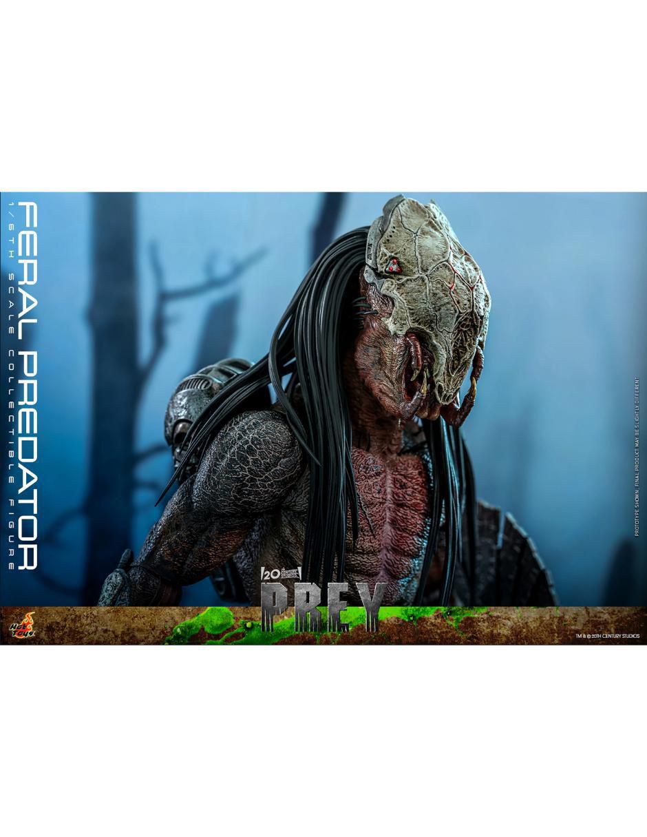 Figura de colección articulada Prey Feral Predator collectors con luz 5