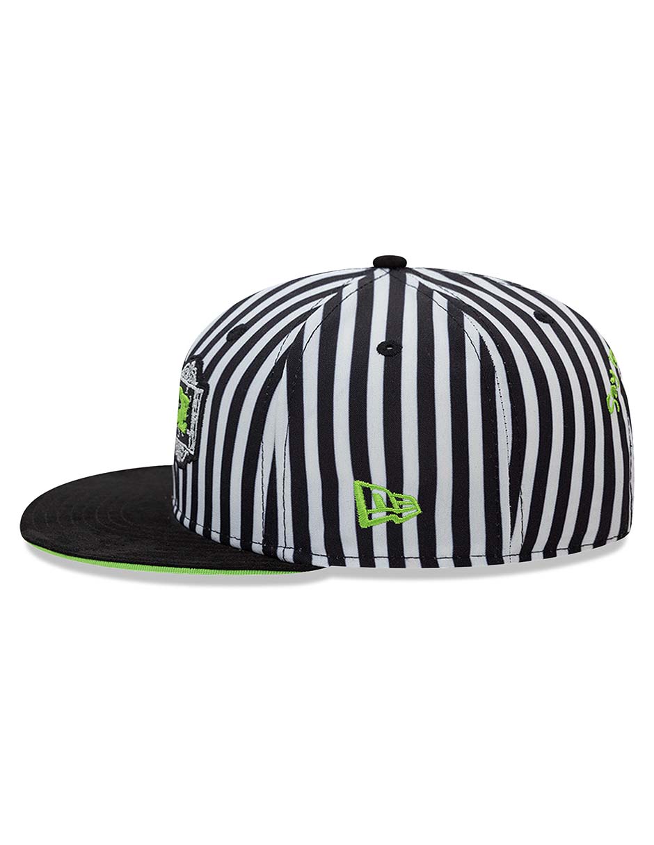 Gorra visera plana broche casual Beetlejuice unisex 5