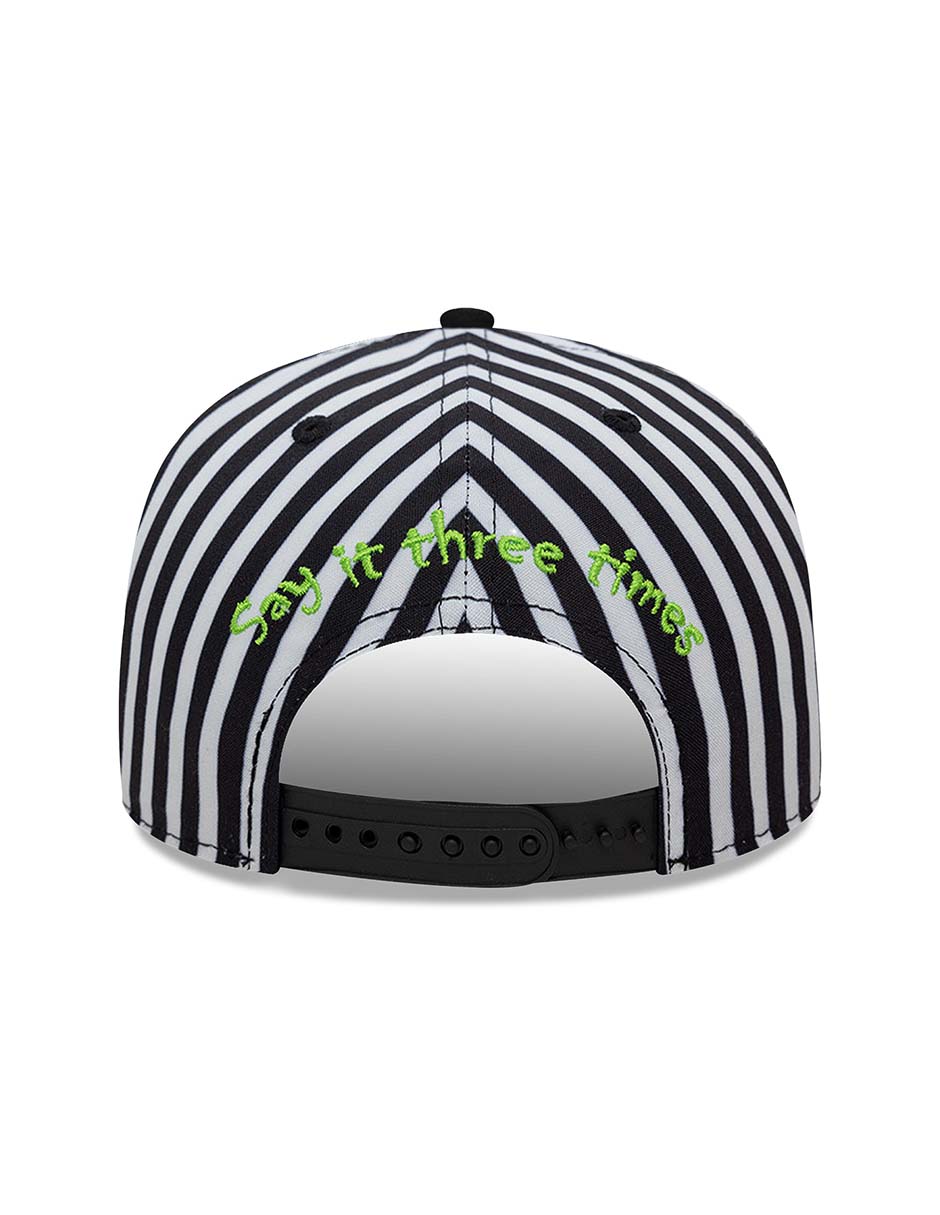 Gorra visera plana broche casual Beetlejuice unisex 6