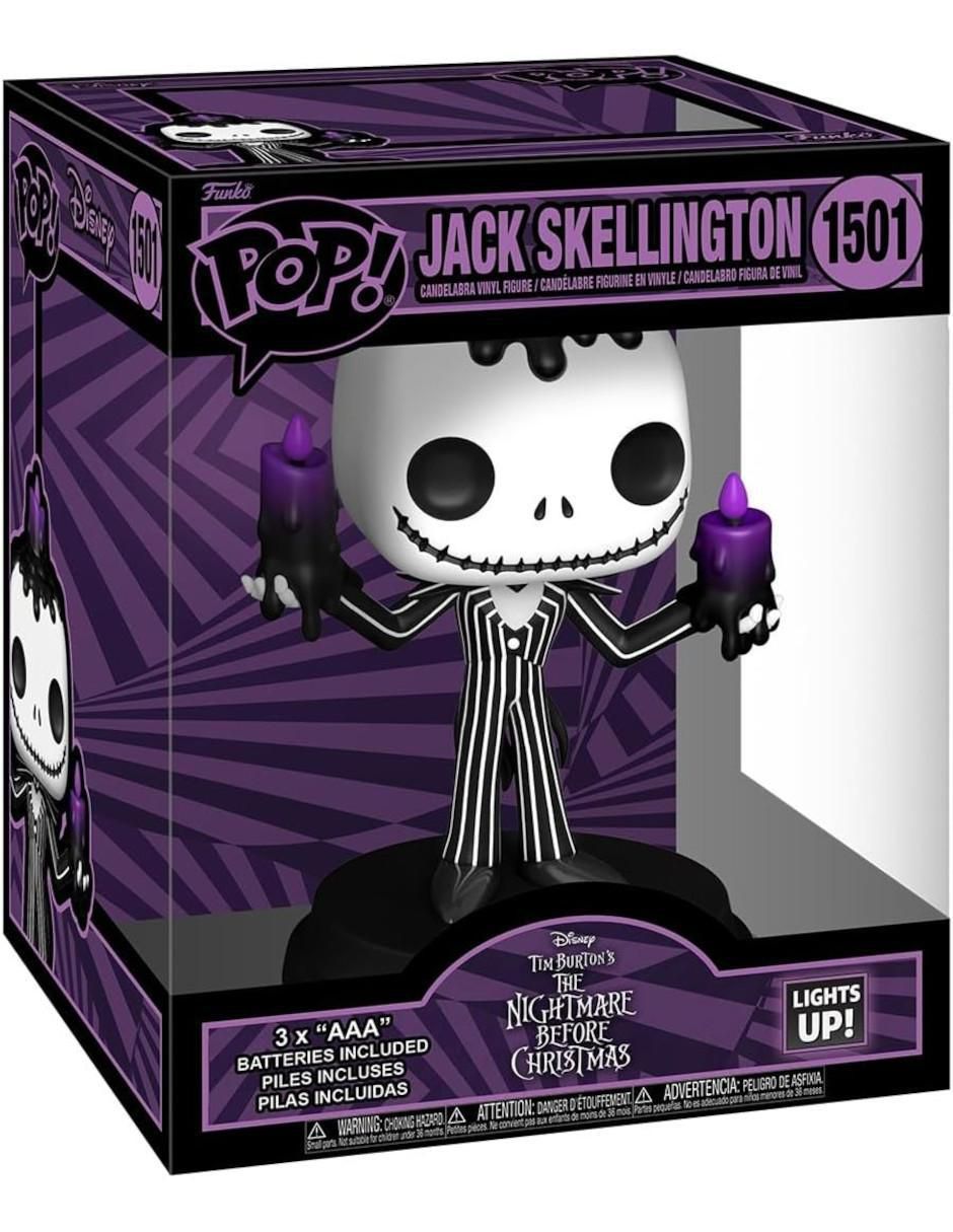 Figura de colección The Nightmare Before Christmas Jack Skellington con luz 2