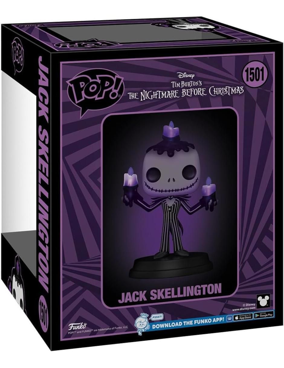 Figura de colección The Nightmare Before Christmas Jack Skellington con luz 3