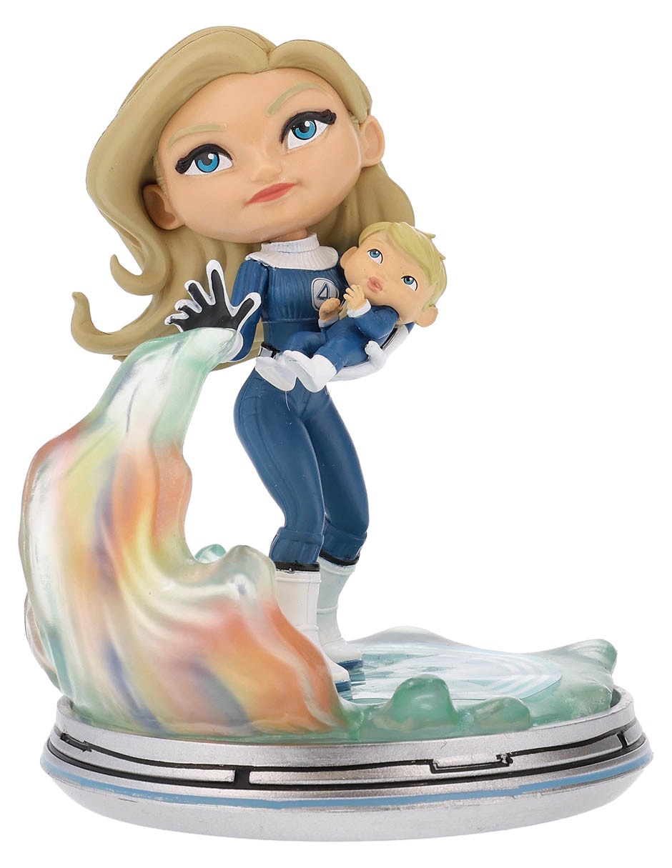 Escultura de Invisible Woman & Franklin
